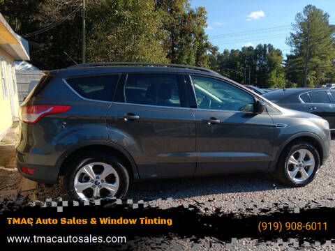 2016 Ford Escape for sale at TMAC Auto Sales & Window Tinting in Durham NC