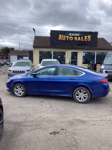 2016 Chrysler 200 for sale at BANK AUTO SALES in Wayne MI