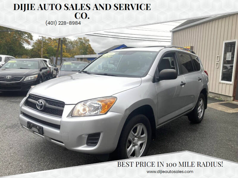2010 Toyota RAV4 for sale at Dijie Auto Sales and Service Co. in Johnston RI