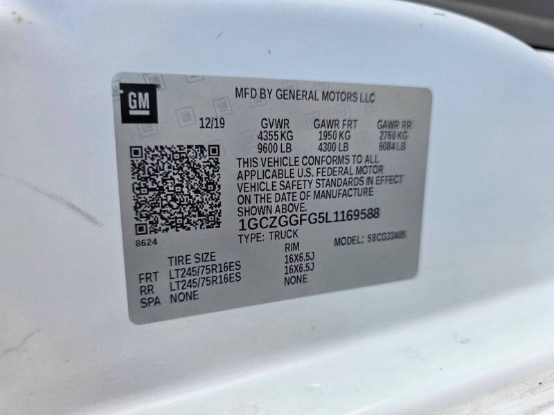 2020 Chevrolet Express 3500