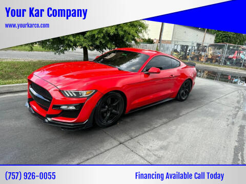 2015 Ford Mustang for sale at Your Kar Company in Norfolk VA