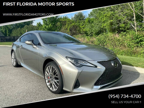 2019 Lexus RC 300 for sale at FIRST FLORIDA MOTOR SPORTS in Pompano Beach FL