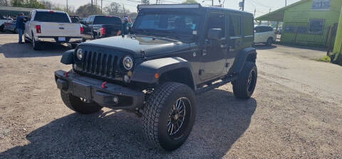 2016 Jeep Wrangler Unlimited for sale at RODRIGUEZ MOTORS CO. in Houston TX
