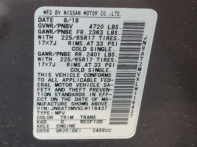 2020 Nissan Rogue SV