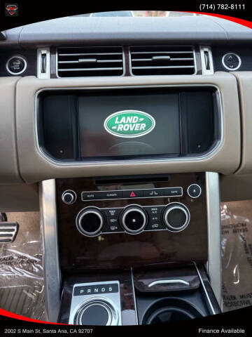 2016 Land Rover Range Rover Supercharged LWB