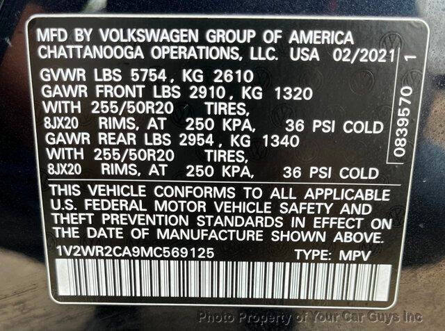 2021 Volkswagen Atlas