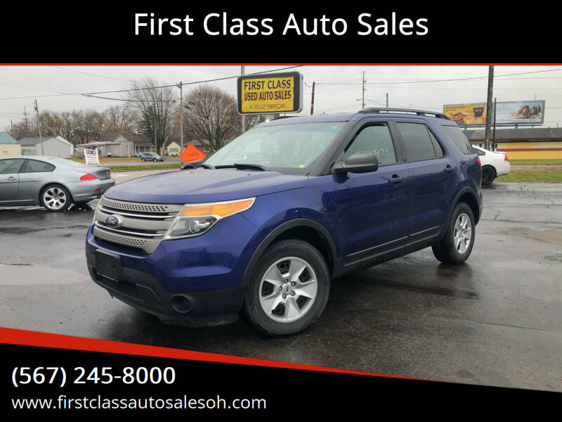 2013 Ford Explorer for sale at First Class Auto Sales in Fostoria OH