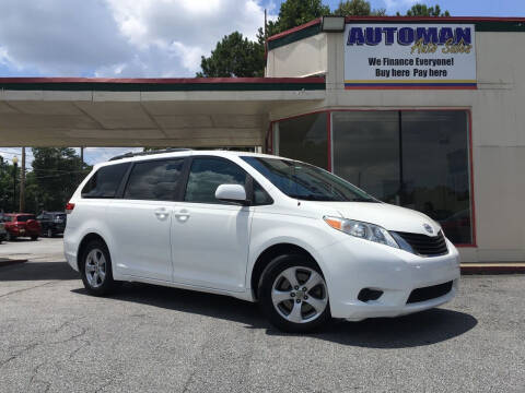 2011 Toyota Sienna for sale at Automan Auto Sales, LLC in Norcross GA