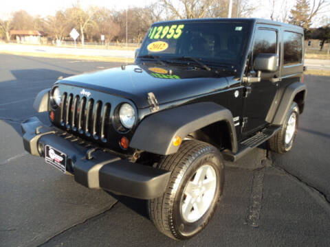2012 Jeep Wrangler for sale at Steves Key City Motors in Kankakee IL