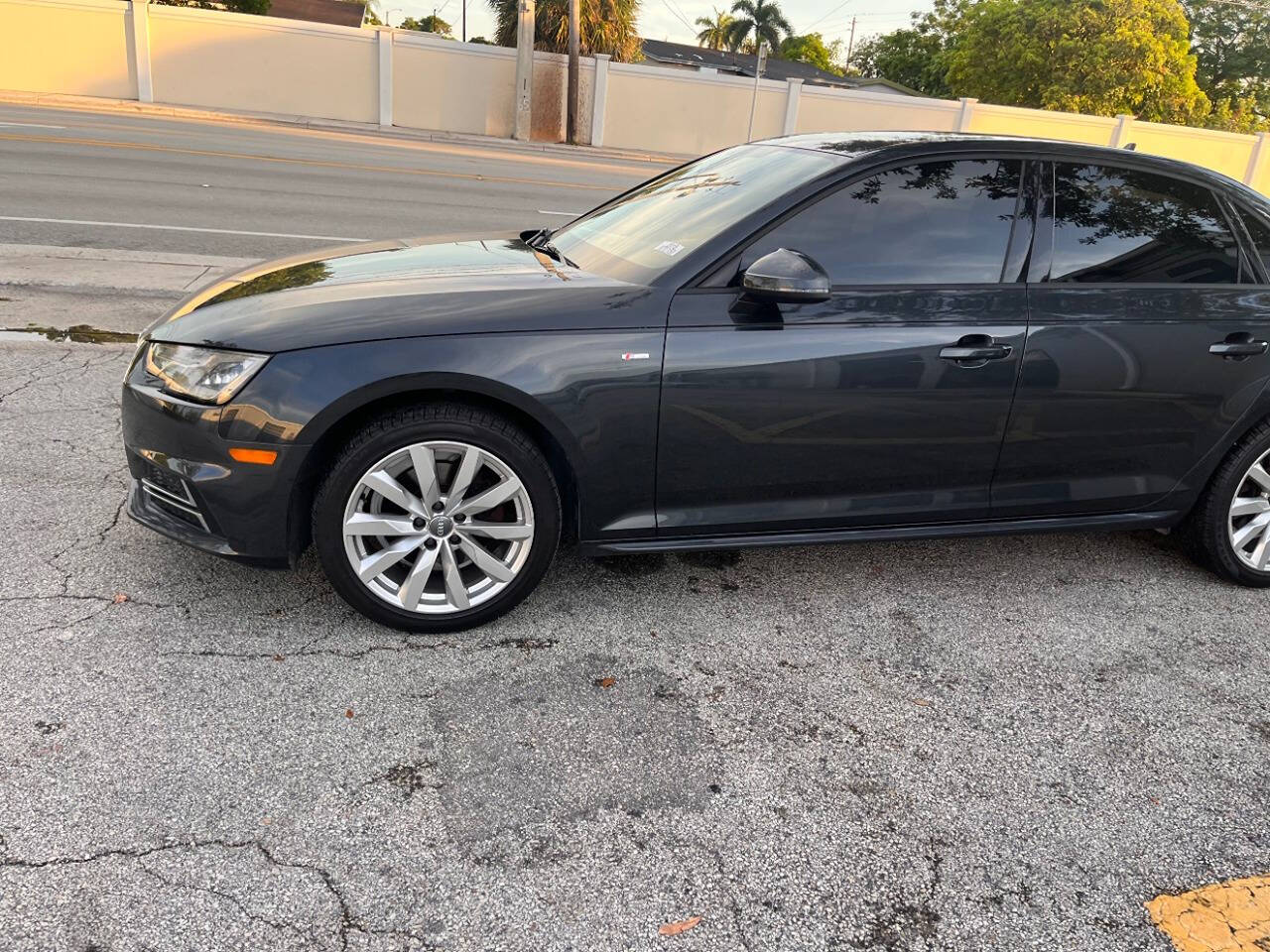 2018 Audi A4 for sale at M & J UNITED AUTO SALES in LAUDERDALE LAKES, FL