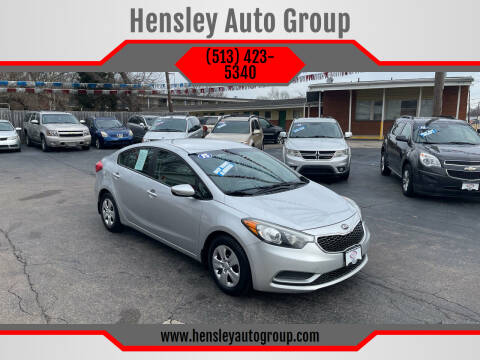 2015 Kia Forte for sale at Hensley Auto Group in Middletown OH