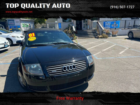 2001 Audi TT for sale at TOP QUALITY AUTO in Rancho Cordova CA