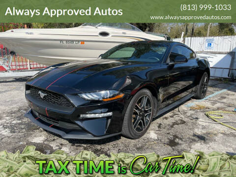 2018 Ford Mustang for sale at Always Approved Autos in Tampa FL