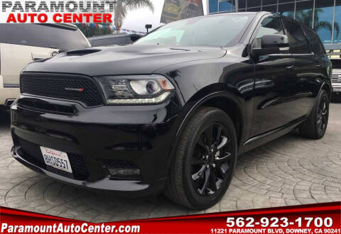 2018 Dodge Durango for sale at PARAMOUNT AUTO CENTER in Downey CA