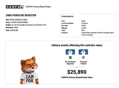 2006 Porsche Boxster