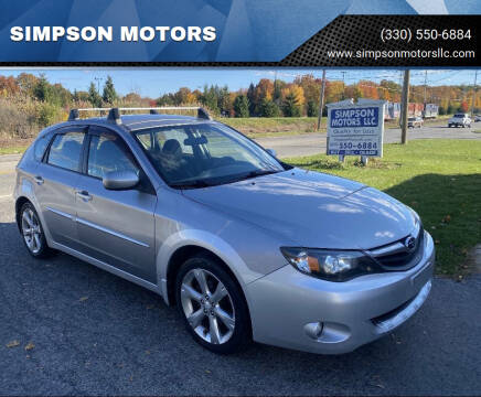 2011 Subaru Impreza for sale at SIMPSON MOTORS in Youngstown OH