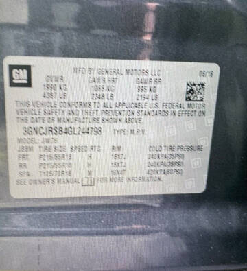 2016 Chevrolet Trax LTZ