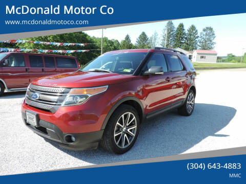 2015 Ford Explorer for sale at McDonald Motor Co in Harrisville WV