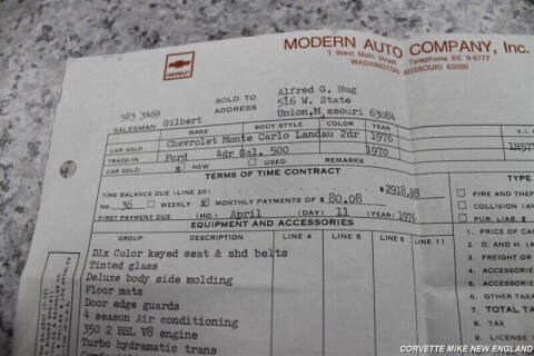 1976 Chevrolet Monte Carlo