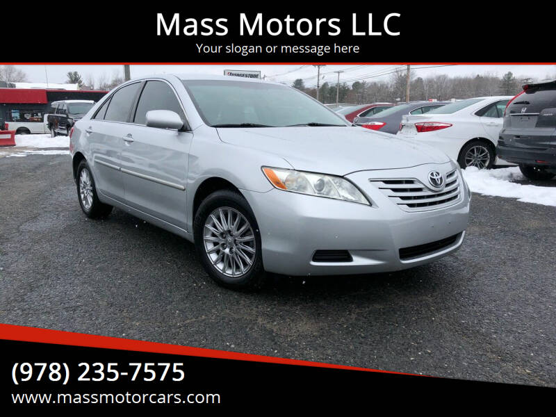 2009 Toyota Camry for sale at Mass Motors LLC in Worcester MA