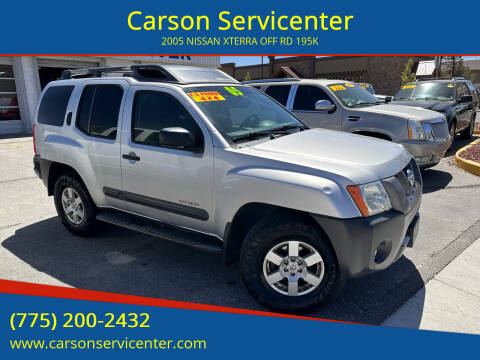 2005 Nissan Xterra for sale at Carson Servicenter in Carson City NV