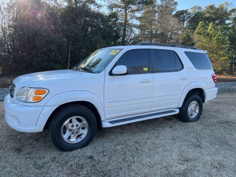 2002 Toyota Sequoia for sale at TRIPLE C AUTOMOTIVE in Anderson SC