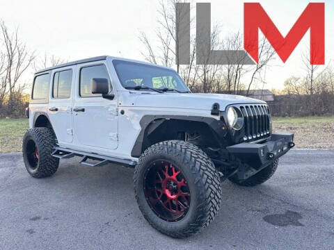2018 Jeep Wrangler Unlimited for sale at INDY LUXURY MOTORSPORTS in Indianapolis IN