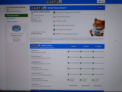 2016 Dodge Grand Caravan SXT Plus