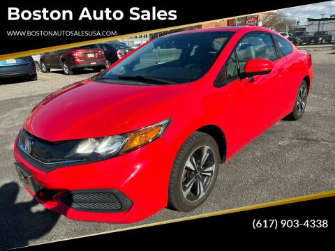 2014 Honda Civic for sale at Boston Auto Sales in Brighton MA