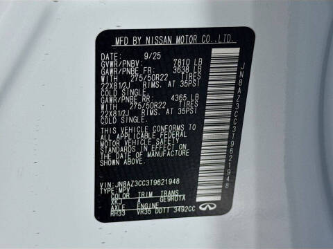 2026 Infiniti QX80 Autograph