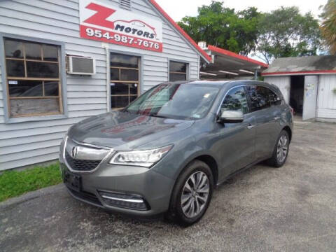 2014 Acura MDX for sale at Z Motors in North Lauderdale FL
