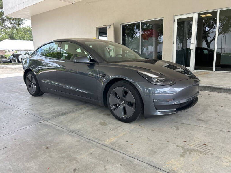 Used 2021 Tesla Model 3 Base with VIN 5YJ3E1EB7MF979246 for sale in Davie, FL