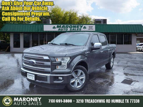 2016 Ford F-150 for sale at Maroney Auto Sales in Humble TX