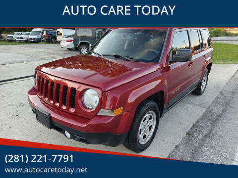 2014 Jeep Patriot for sale at AUTO CARE TODAY in Spring TX