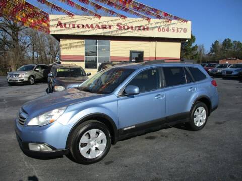 2010 Subaru Outback for sale at Automart South in Alabaster AL