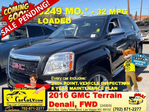 2016 GMC Terrain for sale at The Car Company - 249 monthly payments in Las Vegas NV