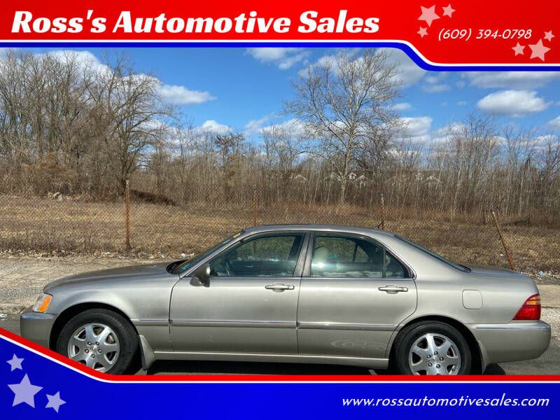 2002 Acura RL for sale at Ross's Automotive Sales in Trenton NJ