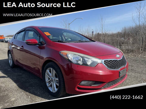 2014 Kia Forte for sale at LEA Auto Source LLC in Ashtabula OH