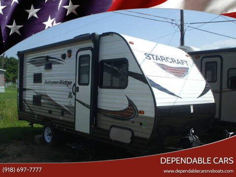2018 STARCRAFT 18ft W/BUNKS AUTUMN RIDGE for sale at DEPENDABLE CARS in Mannford OK
