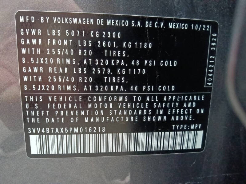 2023 Volkswagen Tiguan SEL R-Line 4Motion