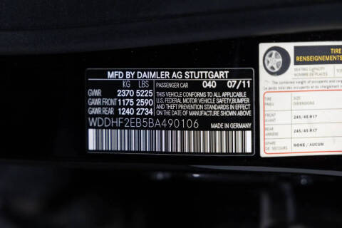 2011 Mercedes-Benz E-Class