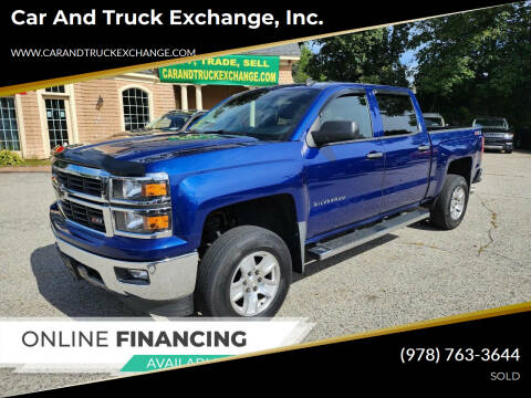 2014 Chevrolet Silverado 1500 for sale at Car and Truck Exchange, Inc. in Rowley MA