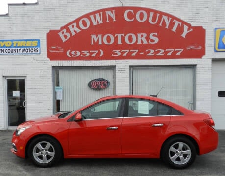 2015 Chevrolet Cruze for sale at Brown County Motors in Russellville OH