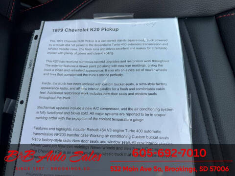 1979 Chevrolet C/K 20 Series