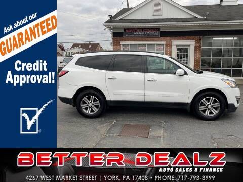 2017 Chevrolet Traverse for sale at Better Dealz Auto Sales & Finance in York PA