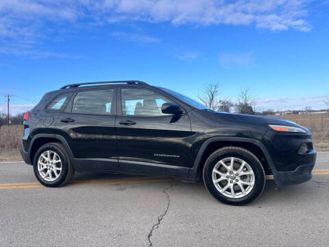 2015 Jeep Cherokee for sale at ILUVCHEAPCARS.COM in Tulsa OK