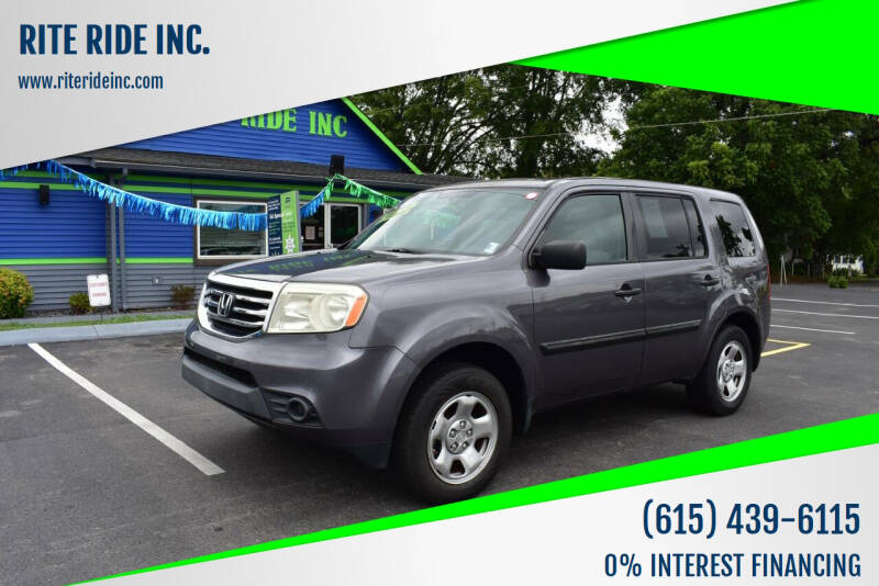 2015 Honda Pilot for sale at RITE RIDE INC. - Rite Ride Inc 2 in Shelbyville TN