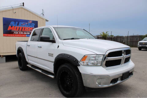 2015 RAM 1500 for sale at ALL STAR MOTORS INC in Houston TX