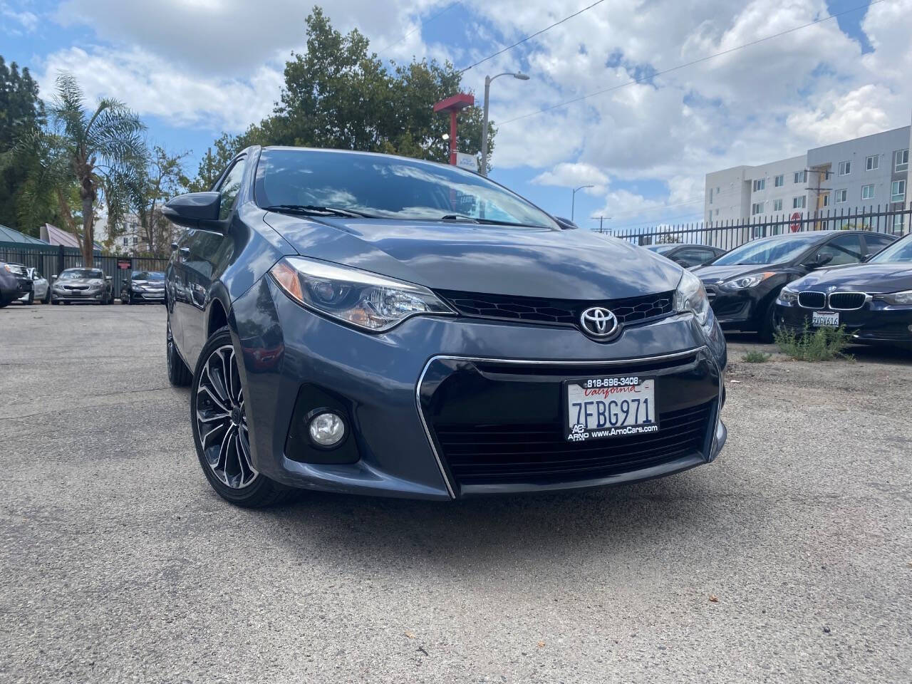 Gray 2014 Toyota Corolla S S 4dr Sedan 1