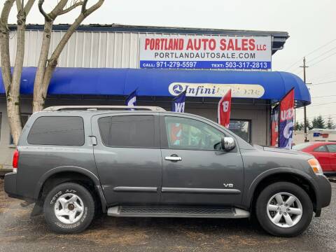 2008 Nissan Armada for sale at PORTLAND AUTO SALES LLC. in Portland OR